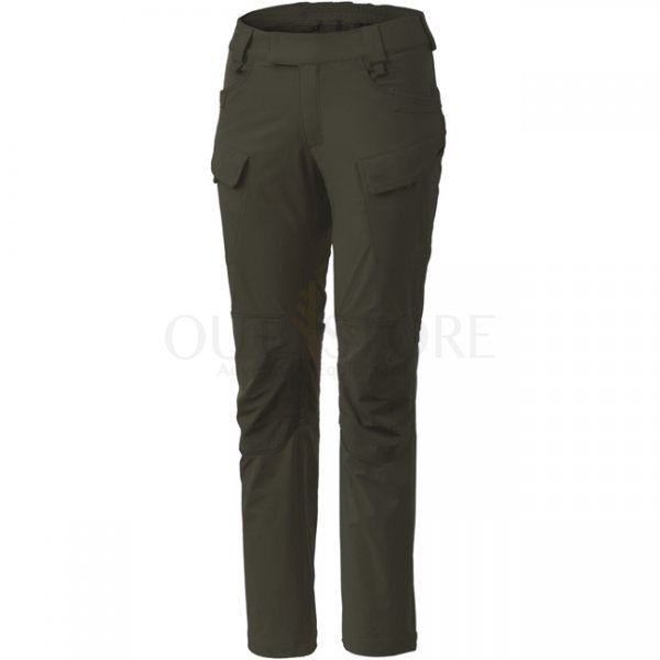 Helikon-Tex Women's OTP Outdoor Tactical Pants - Taiga Green - XL - Long