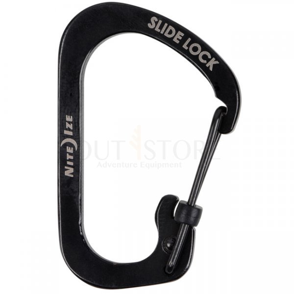 Nite Ize Carabiner Slidelock Steel #2 - Black