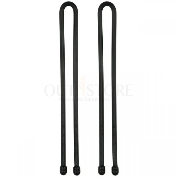 Nite Ize Gear Tie Reusable Rubber Twist Tie 2 Pack 12 Inch - Black