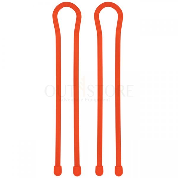 Nite Ize Gear Tie Reusable Rubber Twist Tie 2 Pack 24 Inch - Orange