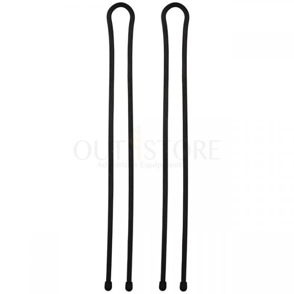 Nite Ize Gear Tie Reusable Rubber Twist Tie 2 Pack 32 Inch - Black