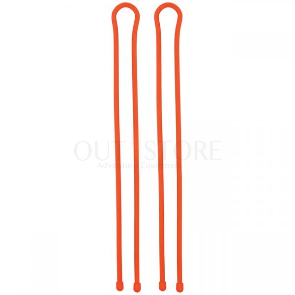 Nite Ize Gear Tie Reusable Rubber Twist Tie 2 Pack 32 Inch - Orange