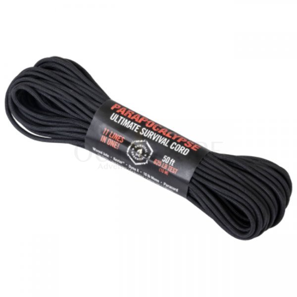 Atwood Rope 625 Parapocalypse 50ft - Black