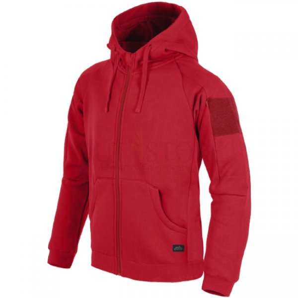 Helikon-Tex Urban Tactical Hoodie Lite FullZip - Red - L