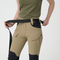 Helikon-Tex Women's OTP Outdoor Tactical Pants - Khaki / Black - 2XL - Long