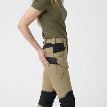 Helikon-Tex Women's OTP Outdoor Tactical Pants - Khaki / Black - 2XL - Long