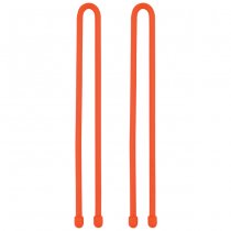Nite Ize Gear Tie Reusable Rubber Twist Tie 2 Pack 12 Inch - Orange