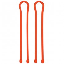 Nite Ize Gear Tie Reusable Rubber Twist Tie 2 Pack 24 Inch - Orange
