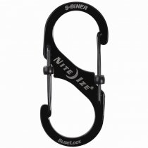 Nite Ize S-Biner Stainless Steel SlideLock #3 - Black