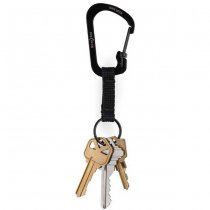 Nite Ize SlideLock Key Ring Stainless Steel - Black