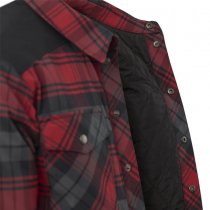 Helikon-Tex Winter Warden Shirt - Slate Crimson Plaid - 2XL