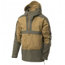 Helikon-Tex Tracer Anorak Jacket - Polycotton Stretch Ripstop - Coyote / Taiga Green - XL