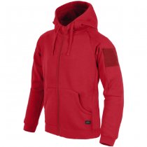 Helikon-Tex Urban Tactical Hoodie Lite FullZip - Red - S