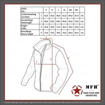 MFH US Tactical Baselayer Jacket - Coyote - 3XL