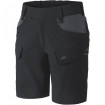 Helikon-Tex Women's OTS Outdoor Tactical Shorts 8.5 - Black / Shadow Grey - S